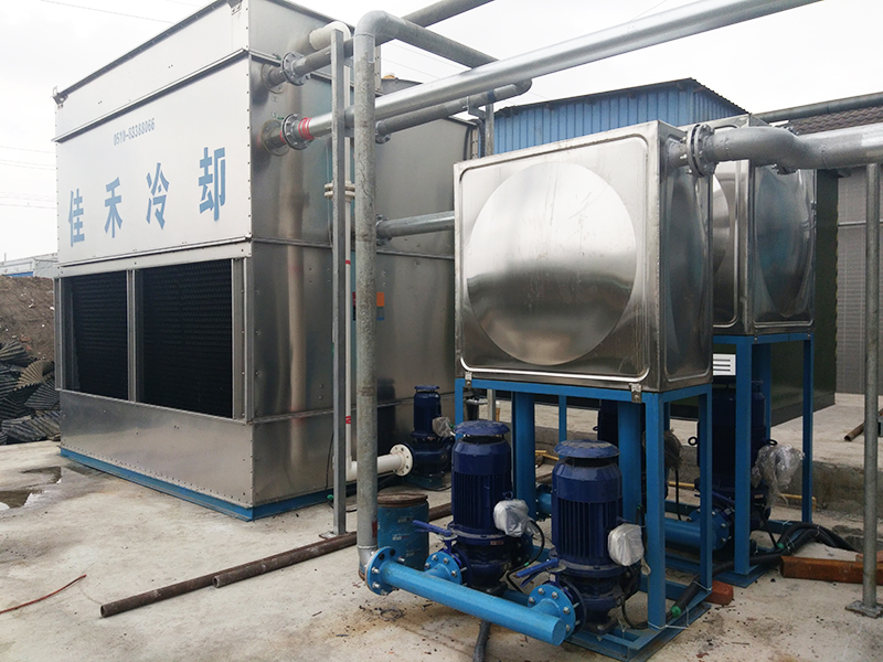 中頻熔煉爐專用閉式冷卻塔 中頻熔煉爐專用閉式冷卻塔